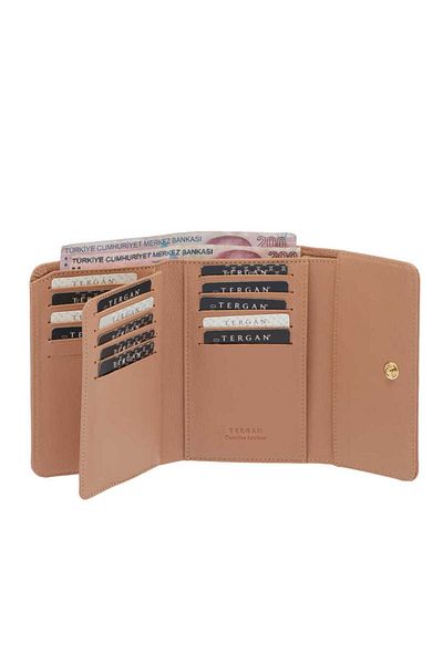Tergan Powder Leather Women's Wallet - S1Cb 00005788 -J1B