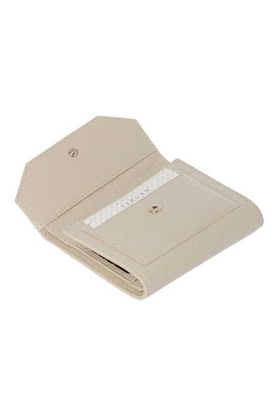 Tergan Beige Genuine Leather Women's Wallet - S1Cb 00005809 -B19
