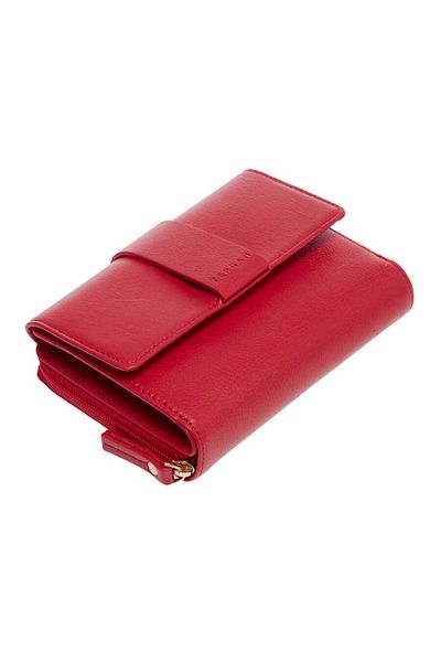 Tergan Red Leather Women's Wallet - S1Cb 00005813 -A86