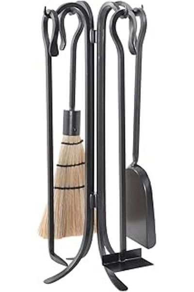 Mu Art Ahşap Minuteman International Shepherd's Hook Iv, Iron, Black, 1
