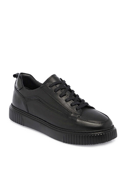 Tergan Siyah Hakiki Deri Erkek Sneaker - E24S1AY57023-A43