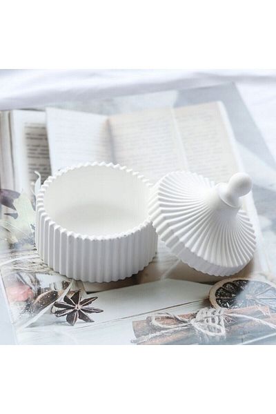 ndukkan Stylish Covered Decorative Concrete Organizer / box / Jewelry