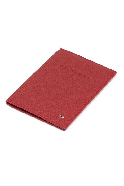 Tergan Red Genuine Leather Unisex Passport Holder - S1Ps 00001200 -B68