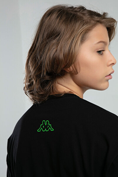 Kappa Boy's Black T-Shirt