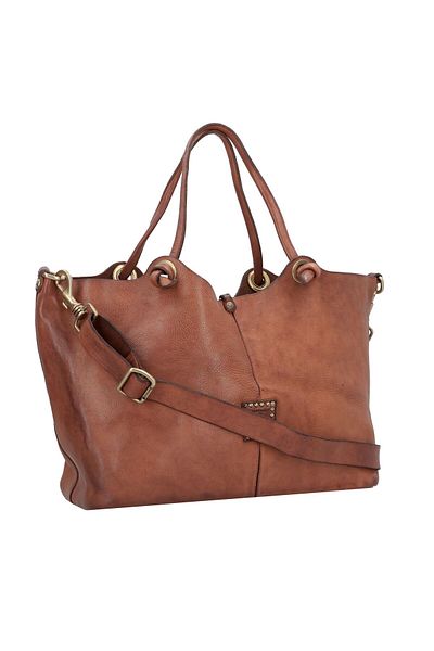 Campomaggi Ebano Shopper Tasche Leder 36 cm