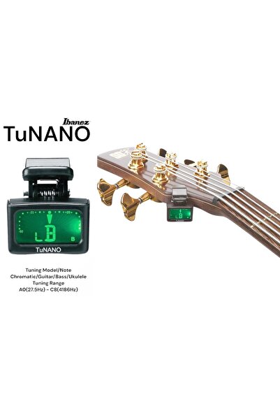IBANEZ TuNANO Clip Chromatic Tuner Akort Cihazı