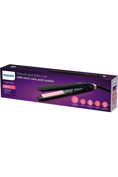 Philips مكواة فرد الشعر StraightCare Essential ThermoProtect