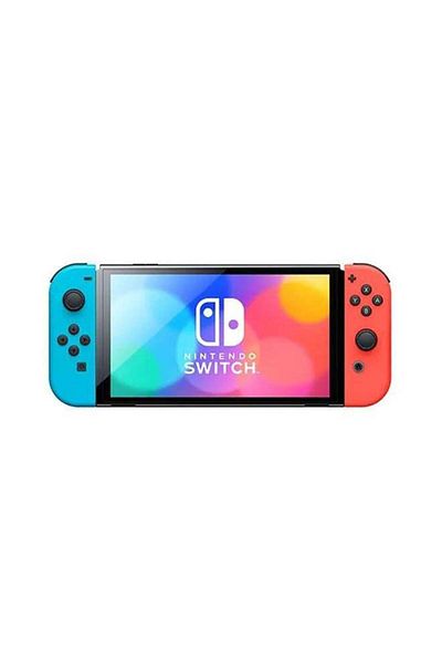 Nintendo Switch OLED (2021) Model - Joy Con (Intl Version) - Neon blue&red