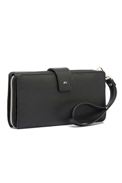 Tergan Мъжка чанта тип клъч от естествена кожа, черна - S1pc00021356-a6f