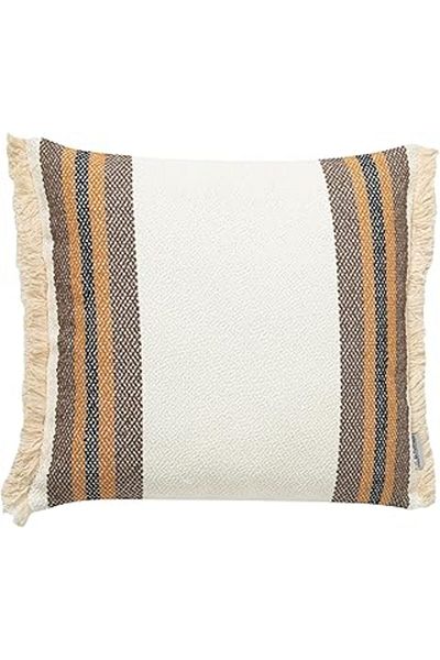 titer Concept B Stripe Cushion Ecru Mustard 40X40