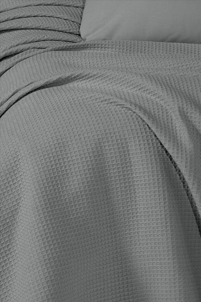 CEMETEKS FİRUZE Seamless Closure for Sheets and Pillowcases with Cotton Double Pique Set