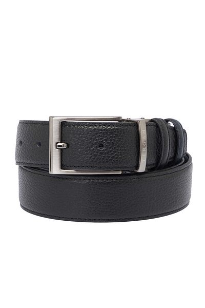 Tergan Black Genuine Leather Men's Belt - S1Ek 00000304 -R7M
