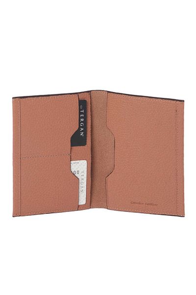 Tergan Powder Genuine Leather Unisex Passport Holder - S1Ps 00001657 -I0U