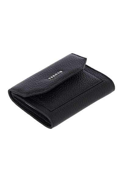 Tergan Women's Black Leather Wallet - S1Cb 00005809 -A41