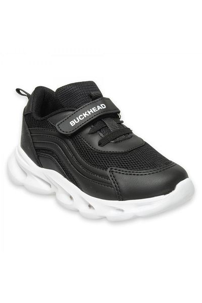 BUCKHEAD Buck4432 Glossy Max Lighted Daily Black Children's Sports Shoes