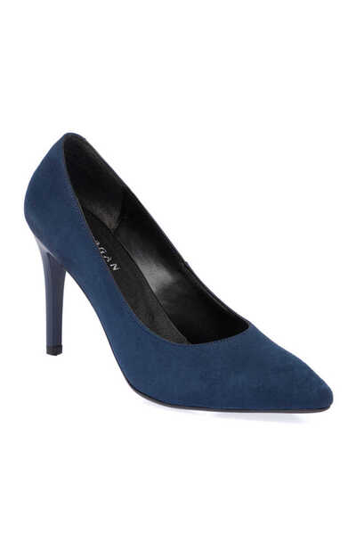 Tergan Lacivert Vegan Kadın Stiletto - K23S1AY66968-Q4Z