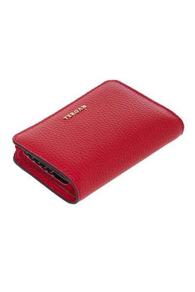 Tergan Red Genuine Leather Women's Wallet - S1Cb 00005812 -B68