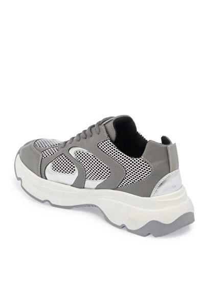 Tergan Gri Vegan-tekstil Kadın Sneaker - K24ı1ay67364-q4t