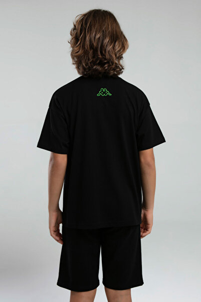 Kappa Boy's Black T-Shirt