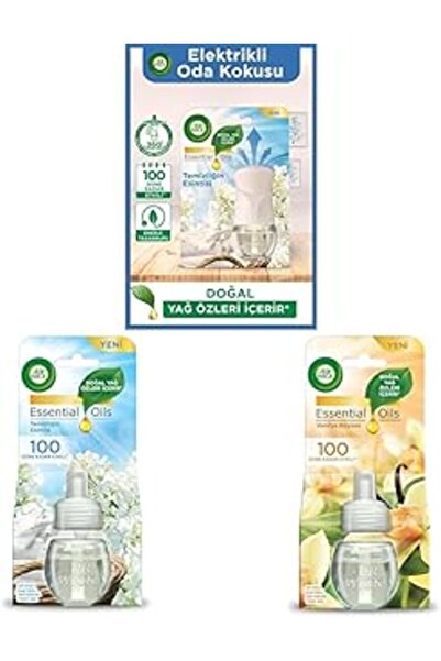 Genel Markalar Air Wick Elektrikli Oda Kokusu Üçlü Set