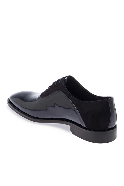 Tergan Lacivert Hakiki Rugan Deri Erkek Klasik Ayakkabı - E24I1AY56920-C16