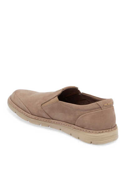 Tergan Vizon Hakiki Nubuk Deri Erkek Casual Ayakkabı - E24I1AY56762-A65