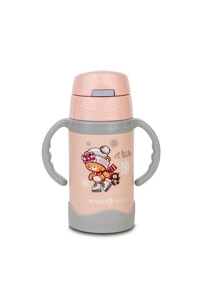 Nava Sticla termoizolanta Nava We care 300 ml roz