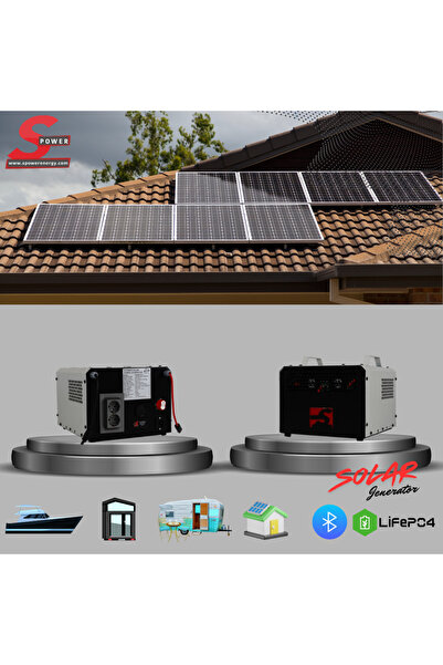 Spower Energy Solar Hibrit Jeneratör Sg-1 (1000 WATT) Bluetooth
