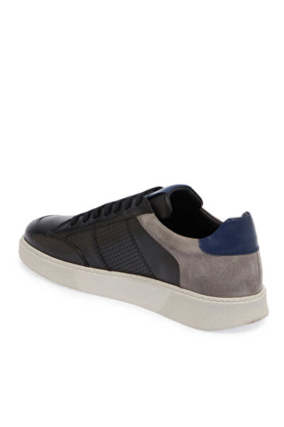 Tergan Siyah Hakiki Deri Erkek Sneaker - E24ı1ay56864-a43