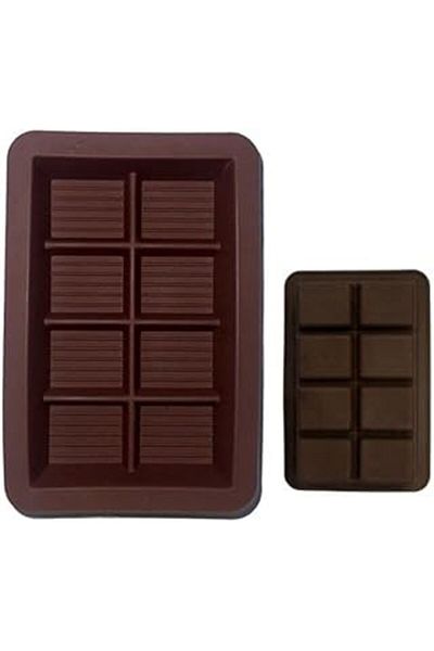 Mu Art Ahşap Xesha Dubai Chocolate Mold 8 Compartment Silicone Chocolate Mold