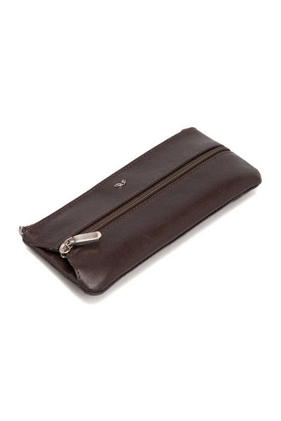 Tergan Brown Genuine Leather Unisex Keychain - S1An 00000157 -B07