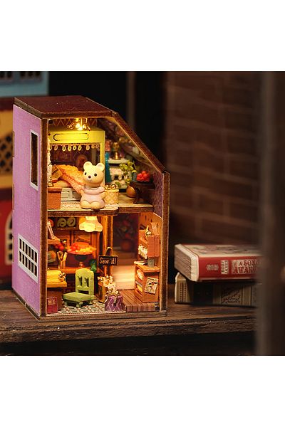 Choice QH-006 Doll House Miniature 3D Puzzle Toys For Children Handmade Assembly Models For Girls Teenagers