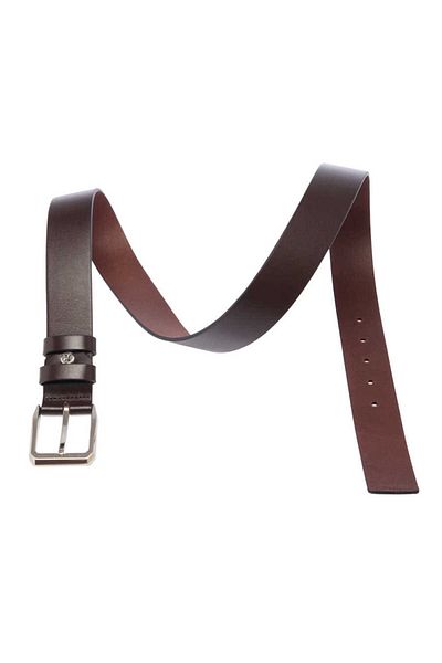 Tergan Ανδρική ζώνη καφέ από γνήσιο δέρμα - S1ek00000367-d63