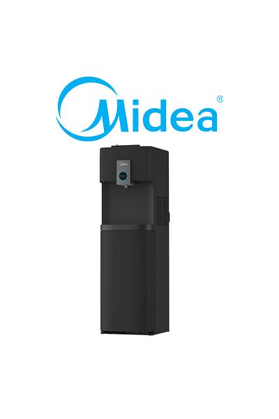 Midea Water Dispenser Bottom Loading - 1 Tab - 1.16 L Hot & 3.6 L Cold - Black - YL2036S