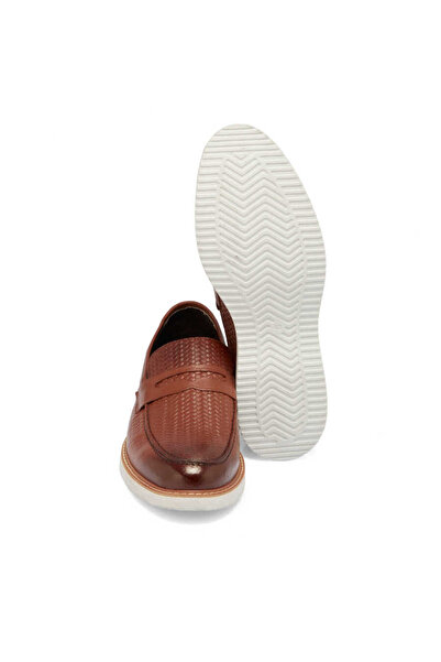 Tergan Taba Hakiki Deri Erkek Loafer - E24I1AY56789-A37