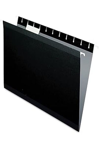 Mu Art Ahşap Pendaflex Hanging Folders, 1/5 Tab, Letter, 25 Box, 4152 Letter