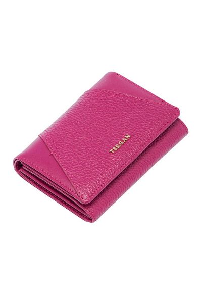 Tergan Pink Leather Women's Wallet - S1Cb00005815-M9F