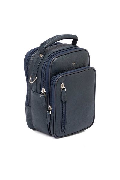 Tergan Ανδρική δερμάτινη τσάντα Portfolio Navy Blue - S1pc 00002192 -x86