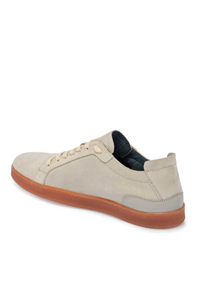 Tergan Bej Hakiki Süet Deri Erkek Sneaker - E24I1AY56834-B79