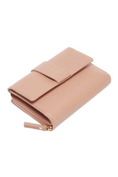 Tergan Powder Leather Women's Wallet - S1Cb 00005813 -Z96