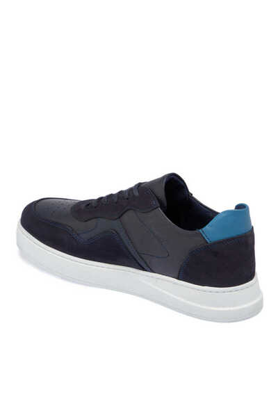 Tergan Lacivert Hakiki Deri Erkek Sneaker - E24I1AY56841-A31