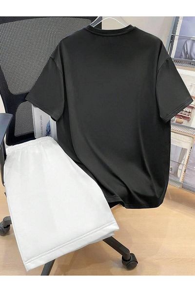 BYMEER pantaloni scurți albi cu imprimeu zaruri pentru copii cu costum de pantaloni scurți