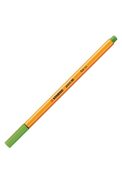 Stabilo Apple Green 0.4MmThin Pen - Felt Tip, 88/33 Point