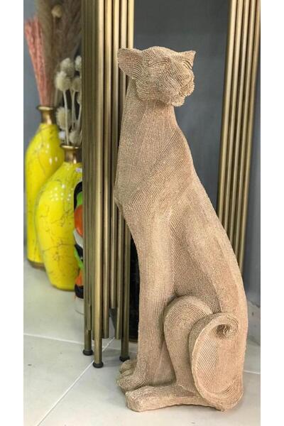 Mirsa Global Dekoratif Puma Leopar Çita Biblo 70 cm