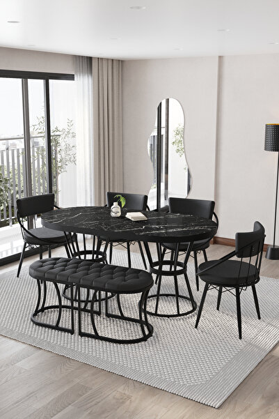 BY ORHAN GÜZEL Mutfak Masası Takımı, Salon Masa Takımı , 6 Kişilik Mutfak Mas...