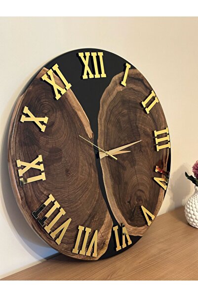 My Wood Concept Epoxy Reçine Duvar Saati