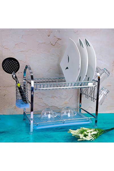 ROYALFORD RF2563 Wall Hanging Dish Rack, 2-Tier Dish Drainer
