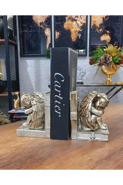 Mirsa Global Suport pentru cărți cu design de bibelorie înger