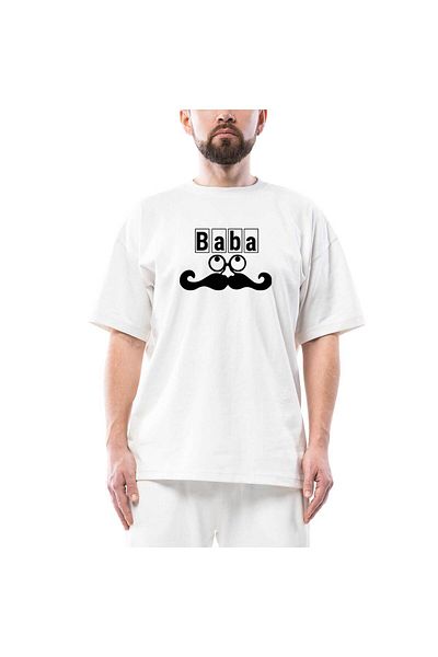 Z zepplin Λευκό μπλουζάκι Dad Oversize