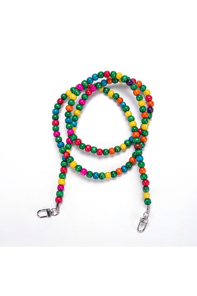 Sultan 120 cm Wooden Beaded Bag Strap Color-Selector